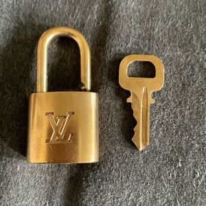 Louis Vuitton Lock/Key Charm #306